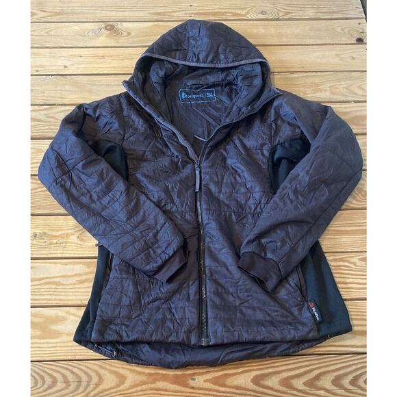 Cotopaxi Hooded Jacket Size Large Women’s Black Full Zip
